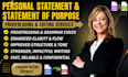edit and proofread your personal statement or statement of purpose