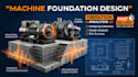 design machine foundation with vibration and dynamic load analysis