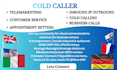 cold call inbound outbound b2b real estate calls