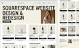 do custom squarespace website design squarespace website redesign with SEO
