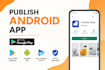 configure fluxstore publish app to play store app store google play console