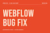 fix webflow bugs and responsive layout issues