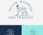 do professional dog training logo with unlimited revision