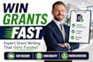 be your expert grant writer and create high quality grant proposals