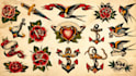 create awesome old school tattoo style design