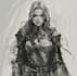 draw character art and fantasy character sketch