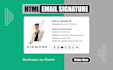 create custom HTML and animated email signature