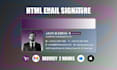 design clickable html email signature and animated email signature