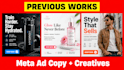 create meta facebook and instagram ad variations with static creative des