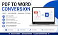 convert PDF to word accurately and fast