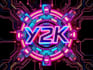 paint custom futuristic cyberpunk, mech, y2k logo design