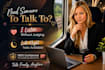 offer warm friendly judgment free sessions to chat