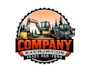 make creative excavation and construction company logo