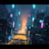 make a cyberpunk city