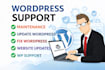 wordpress maintenance, update wordpress, fix wordpress, website updates, wp fix