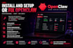 install and setup or fix openclaw hermes agent