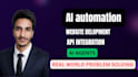 build custom  ai website development ,ai trading apps ,full stack development