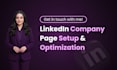 create and optimize your linkedin company page