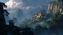 do fantasy background and landscape