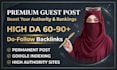 provide best premium guest post service and high da posts