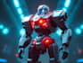 create a marvelous sci fi mecha and robot concept art