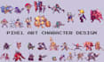make rpg maker pixel art character sprite sheet pixel art animation