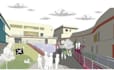 do architecture collages and illustrations