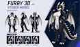 create custom 3d furry vtuber and vroid models