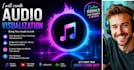 create stunning audio visualizer, music visualizer or audio spectrum video