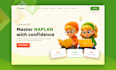 design kids learning app UI UX, children website, edtech figma design