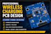 design wireless charging and power electronics pcb circuits