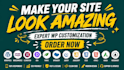 do wordpress theme customization and speed optimization