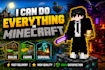 build farms, bases, and survival builds in minecraft