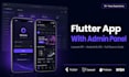 build a flutter mobile app with laravel backend and admin panel