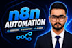 develop n8n automation, n8n workflow, ai automation, or n8n ai agent