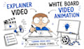 do explainer video, white board video animation