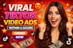 create viral tik tok video ads, dropshipping facebook ads creatives
