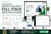 build a modern responsive full stack website and web application with pro