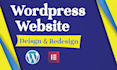 build modern wordpress website with elementor pro expert