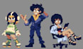 pixel art animation 2d sprite sheet pixel art character and pixel animation