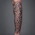create sleeve tattoo design in geometric style
