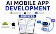 provide ai mobile app development, android ios app, ai agent services