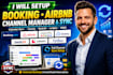 setup booking com, airbnb, agoda guesty, sync beds24 calendar sync lodgify, vrbo