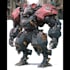 make a mecha robot art and illustration