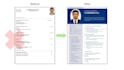 create a modern and professional resume