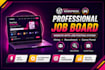build a professional job board website with advanced job posting