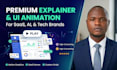 create explainer motion graphics animated ui animation video