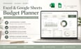 create excel budget planner google sheets spreadsheet expense tracker