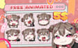 draw twitch emotes, animated chibi emotes, discord emoji for vtuber model