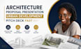 design architecture proposal presentation, urban development pitch deck fast
